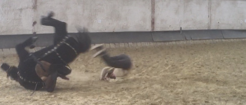 chute cheval mécanique cinema